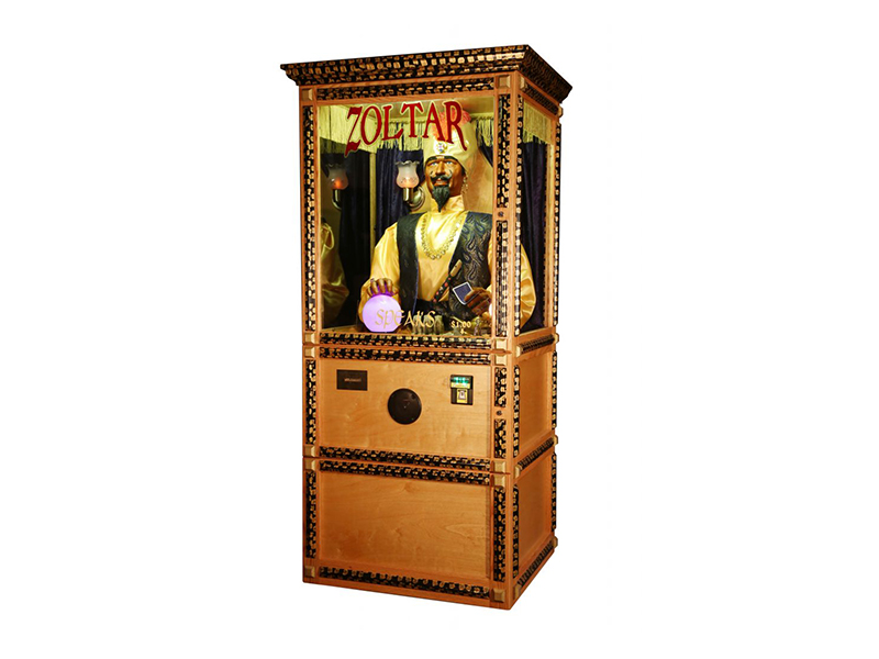 Zoltar Fortune Teller Arcade Rental side image Toronto.